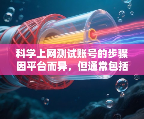 科学上网测试账号的步骤因平台而异，但通常包括以下步骤