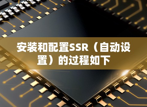 安装和配置SSR（自动设置）的过程如下