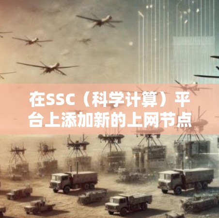 在SSC(科学计算)平台上添加新的上网节点通常需要遵循具体的配置和操作步骤。以下是一些通用的步骤指南,适用于大多数SSC平台 在SSC(科学计算)平台上添加新的上网节点通常需要遵循具体的配置和操作步骤。以下是一些通用的步骤指南,适用于大多数SSC平台