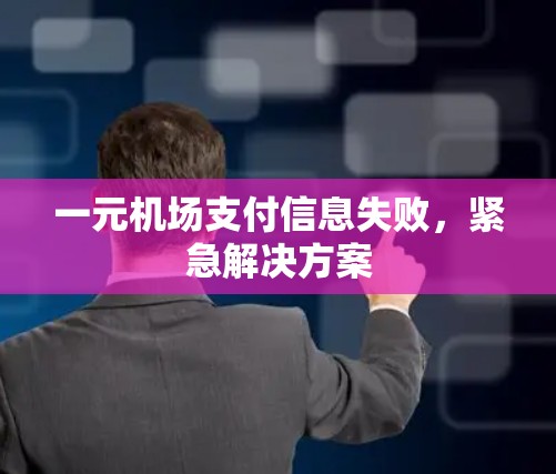 一元机场支付信息失败,紧急解决方案 一元机场支付信息失败,紧急解决方案