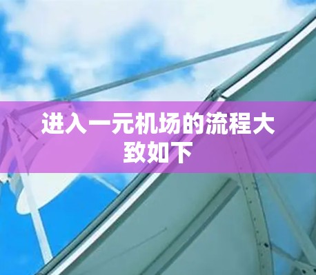 进入一元机场的流程大致如下 进入一元机场的流程大致如下