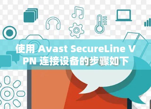 使用 Avast SecureLine VPN 连接设备的步骤如下