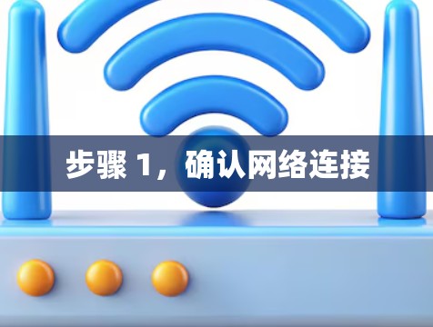 步骤 1,确认网络连接