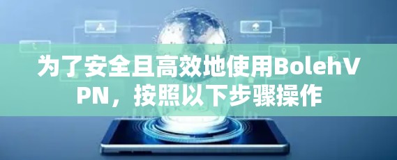 为了安全且高效地使用BolehVPN，按照以下步骤操作